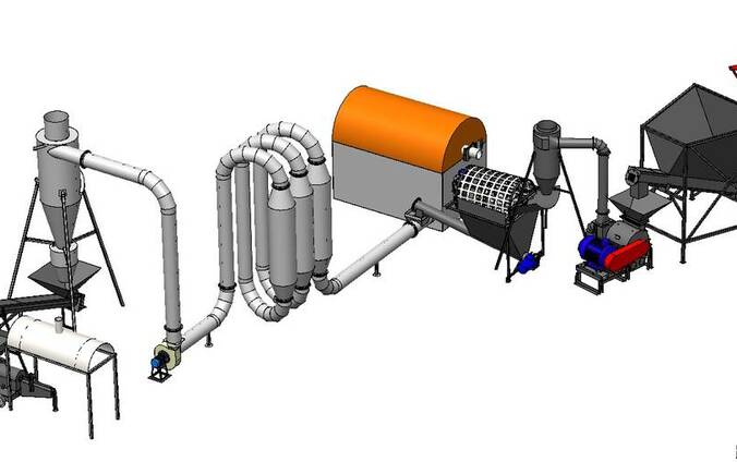 LPBU-200. Línea para la produccion de briquetas (200 kg/hr)