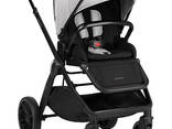 Carrito de bebé 2en1 con capazo Tiffany Gris Claro Kikaboo - foto 5