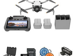 DJI Mini 4 Pro Drone Fly More Combo Plus with RC 2 & Hard Case Accessory Kit