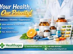 Healthapo operates as an online store focused on over-the-counter medicines*
