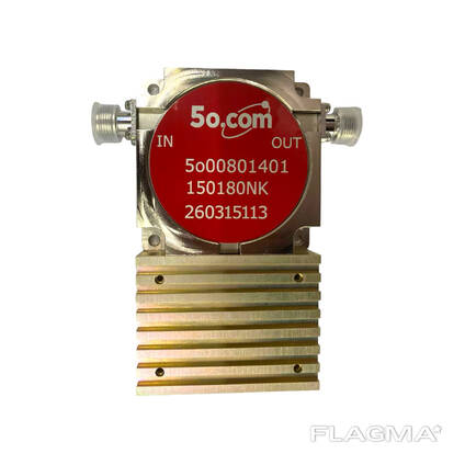High Power 500W VHF Band 150-180MHz RF Coaxial Isolator for Radio Communication Systems