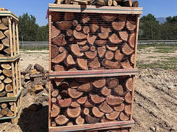 Leña partida de roble, haya