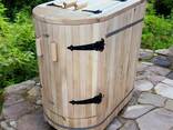 Mini sauna, fitobarril de Lypa, mini baño de vapor para 1 persona, en casa, fitosauna - photo 1