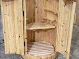 Mini sauna, sauna de barril de madera de cedro, barril de sauna - photo 6