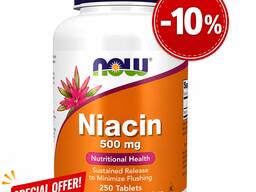 NOW Foods Niacina 500 mg Vitamina B3