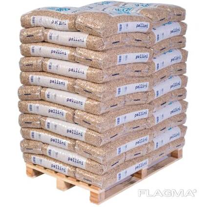 Wood pellets, ENA1 certified pine and oak