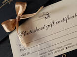 Подарочные сертификаты. Дизайн и печать. Испания. Аликанте, Валенсия - фото 1