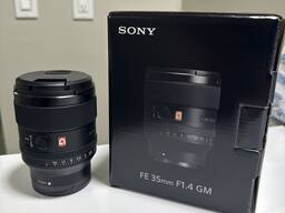 Sony 35 mm f/1,4 con montura E