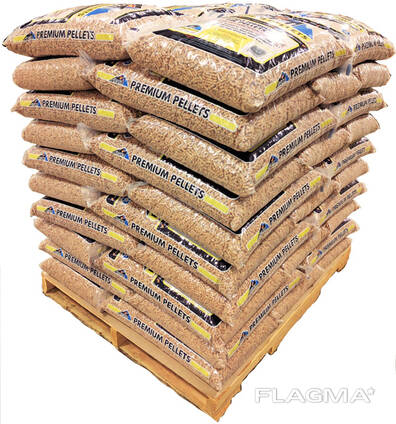 Wood pellets, ENA1 certified, Oak, Pine, spruce